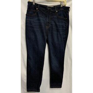 Everlane  Denim Jeans Size 31 Capri Curvy High Rise Skinny Jean Dark Wash